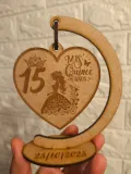 Corazón Colgante para Quinceañera - 1